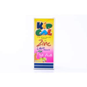 Kidcal 7.5/300mg Suspencion Con Zinc Sabor Tutti-frutti Frasco X 180 Ml - Kidcal