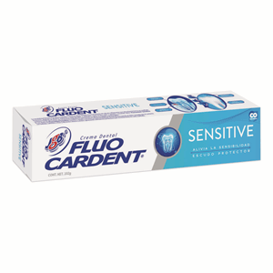 Crema Dental Fluocardent Sensitive Tubo X 102 G - Fluocardent