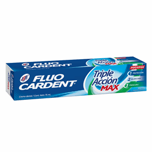 Crema Dental Fluocardent Multiaccion Frescura Max X 100 G - Fluocardent