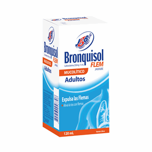 Bronquisol Flem 250 Mg/5 Ml Jarabe Adultos Frasco X 120 Ml - Jgb