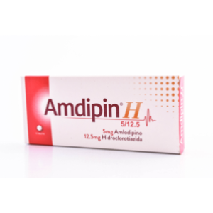 Amdipin H 5/12.5 Mg X 10 Tabletas - Amdipin