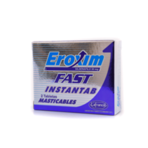 Eroxim Fast Instantab 50 Mg X 2 Tabletas. - Eroxim
