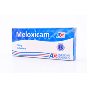 Meloxicam A-g 15 Mg X 10 Tabletas - Meloxicam  Ag