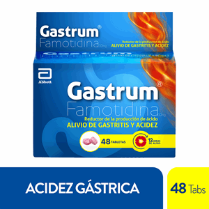 Gastrum 10 Mg Caja X 48 Tabletas - Gastrum