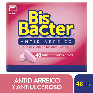 Bisbacter 262 Mg X 48 Tabletas Masticables - Bisbacter