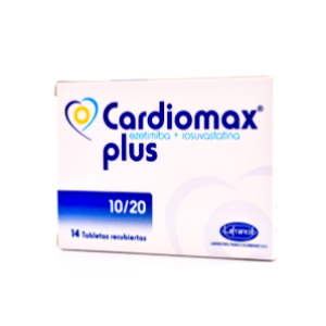 Cardiomax Plus 10/20 Mg X 14 Tabletas - Cardiomax