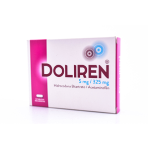 Doliren 5 / 325 Mg Caja X 10 Tabletas Recubiertas - Doliren