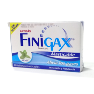 Finigax Masticable Menta Caja X 20 Tabletas - Finigax