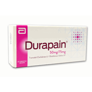 Durapain 50 / 75 Mg Caja X 20 Tabletas Bicapa - Durapain