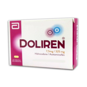 Doliren 7.5/325 Mg Caja X 30 Tabletas Recubiertas - Doliren