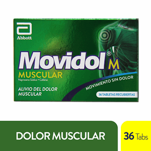 Movidol M Muscular Caja X 36 Tabletas Recubiertas - Movidol