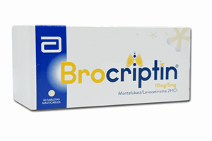 Brocriptin 10 Mg / 5 Mg Caja X 30 Tabletas Masticables - Brocriptin