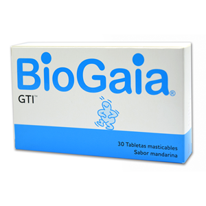 Biogaia Gti Mandarina Caja X 30 Tabletas Masticables  - Biogaia