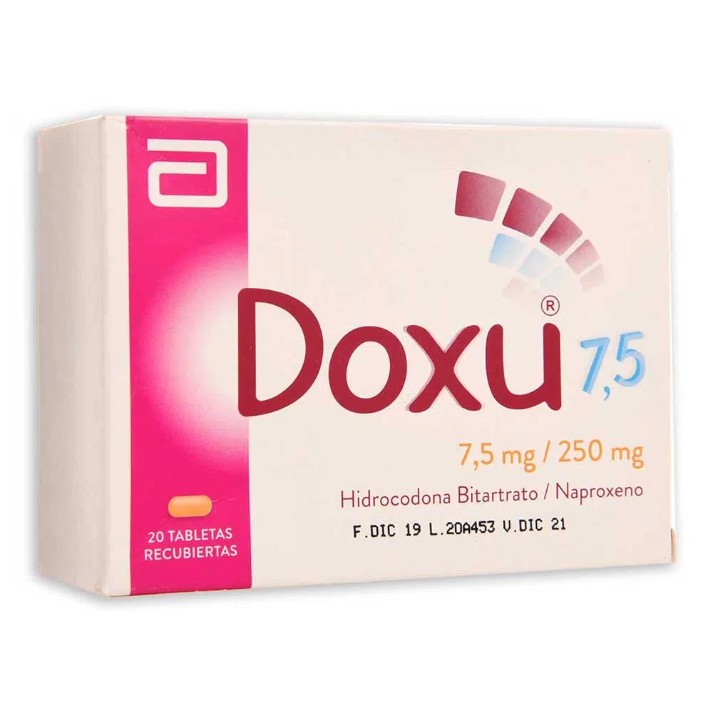 Doxu 7.5/250 Mg Caja X 20 Tabletas Recubiertas - Sin Asignar
