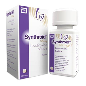 Synthroid 125 Mcg Fco X 90 Tabletas - Sin Asignar