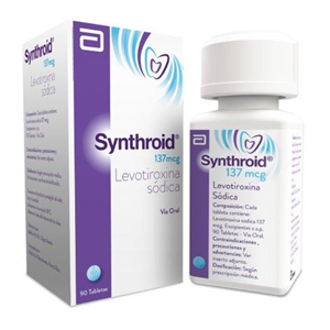 Synthroid 137 Mcg Fco X 90 Tabletas - Sin Asignar