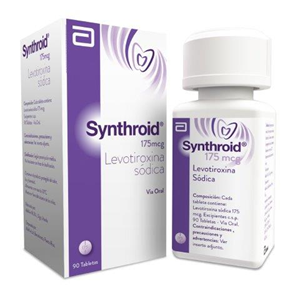 Synthroid 175 Mcg Fco X 90 Tabletas - Sin Asignar