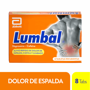 Lumbal 220/50 Mg Caja X 8 Tabletas Recubiertas - Sin Asignar