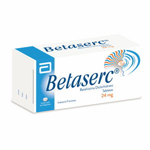 Betaserc 24 Mg Caja X 40 Tabletas - Sin Asignar