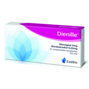 Dienille 2/0.03 Mg Caja X 21 Comprimidos Recubiertos - Dienille