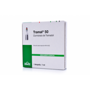 Tramal 50 Mg Solucion Inyectable Ampolla X 1 Ml - Tramal