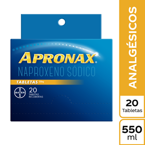 Apronax 550 Mg Caja X 20 Tabletas - Apronax