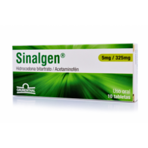 Sinalgen 5 / 325 Mg Caja X 10 Tabletas - Sinalgen
