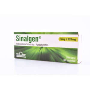 Sinalgen 5/325 Mg Caja X 30 Tabletas - Sinalgen