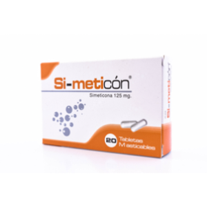 Si Meticon 125 Mg Caja X 20 Tabletas Masticables - Simeticon