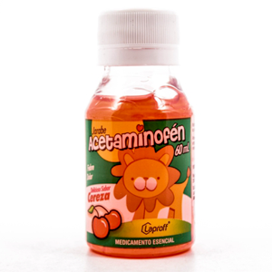 Acetaminofen 150 Mg/5ml Laproff Cereza Jarabe X 60 Ml. (201941) - Acetaminofen  Laproff