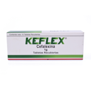 Keflex 1 G Caja X 10 Tabletas - Keflex