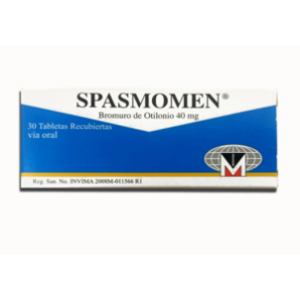 Spasmomen 40 Mg Caja X 30 Tabletas Recubiertas - Spasmomen