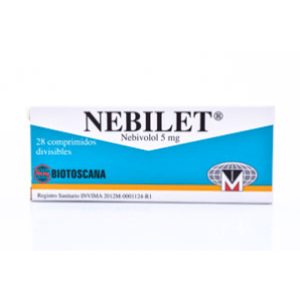 Nebilet 5 Mg Caja X 28 Tabletas - Nebilet