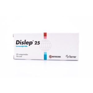 Dislep 25 Mg Caja X 20 Comprimidos - Dislep