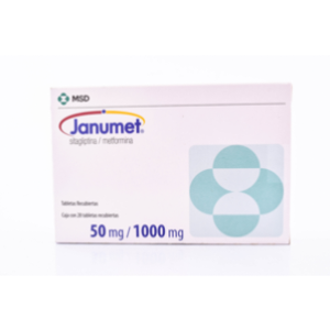 Janumet 50/1000 Mg Caja X 28 Tabletas Recubiertas - Janumet