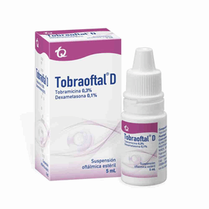 Tobraoftal D Mk 0,3 %/ 0,1% Suspension Oftalmica Frasco X 5 Ml - Tobraoftal
