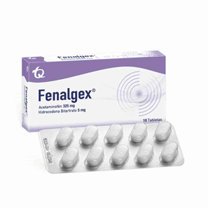 Fenalgex 325 / 5 Mg Caja X 10 Tabletas - Fenalgex