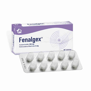 Fenalgex 325 / 5 Mg Caja X 30 Tabletas - Fenalgex