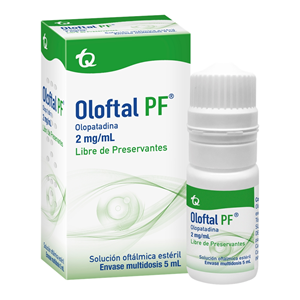 Oloftal Pf 2 Mg / Ml Solución Oftálmica Frasco X 5 Ml - Oloftal Pf