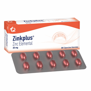 Zinkplus 20 Mg Caja X 30 Capsulas Blandas - Sin Asignar