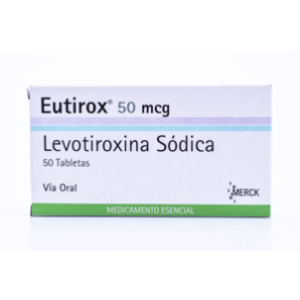 Eutirox  50 Mcg Caja X 50 Tabletas - Eutirox