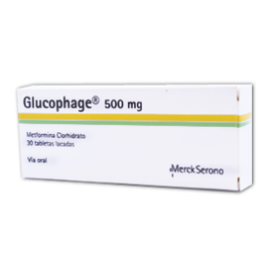 Glucophage 500 Mg Caja X 30 Tabletas Lacadas - Glucophage