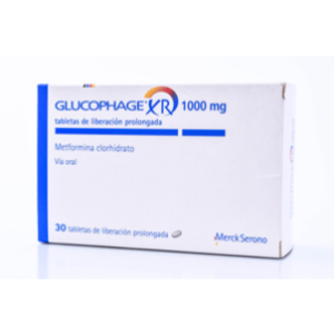Glucophage Xr 1000 Mg Caja X 30 Tabletas - Glucophage