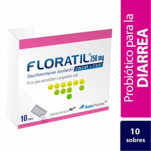 Floratil 250 Mg Caja X 10 Sobres - Floratil