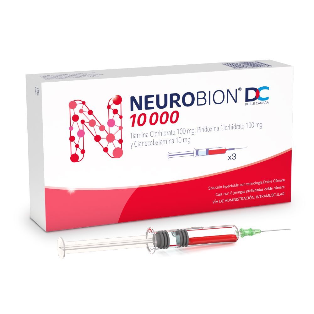 Neurobion Dc X 3 Jeringas Prellenadas (doble Camara) - Neurobion