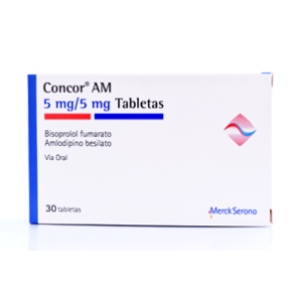 Concor Am 5/5 Mg X 30 Tabletas. - Concor