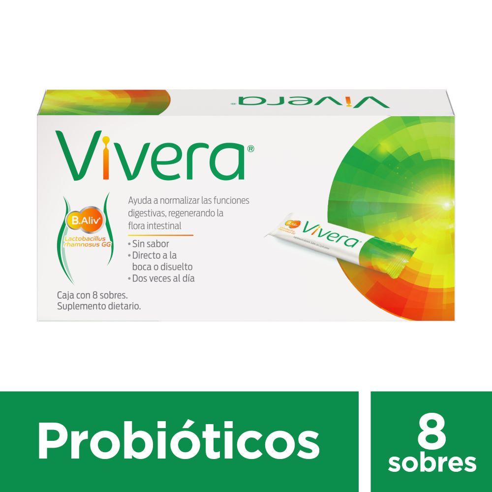 Vivera 2 G Caja X 8 Sobres Suplemento Dietario - Vivera