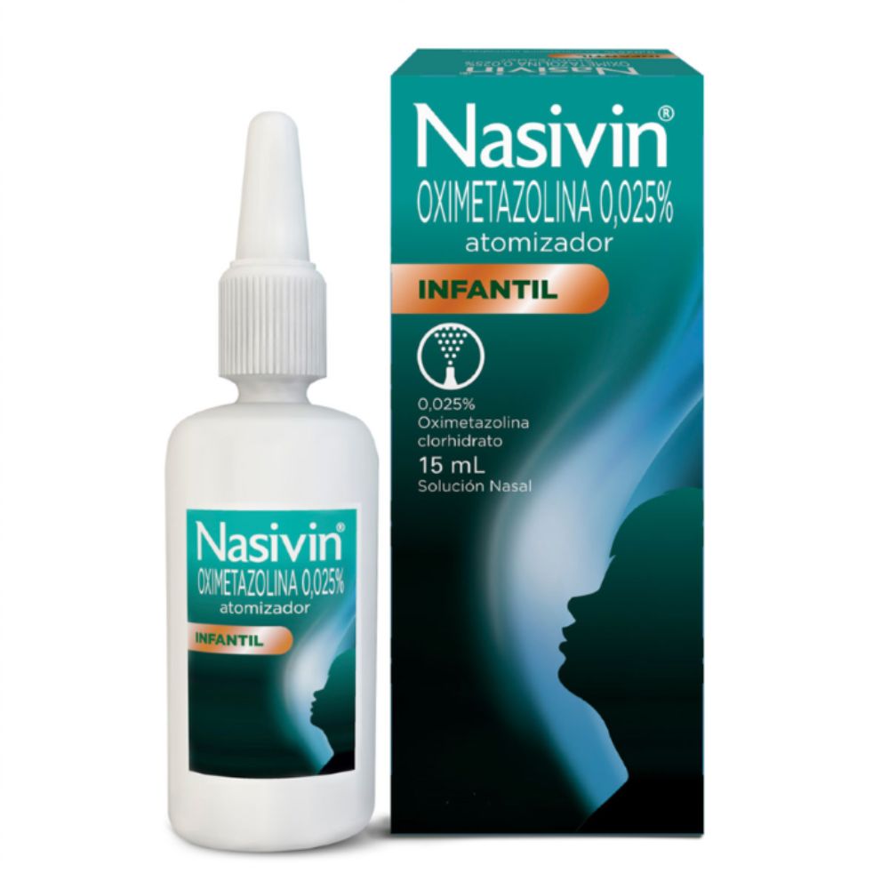 Nasivin 0.025% Infantil Atomizador Frasco X 15 Ml - Nasivin