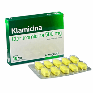 Klamicina 500 Mg Caja X 10 Tabletas - Klamicina