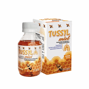 Tussyl Miel 150/100 Mg/ml Jarabe Frasco X 120 Ml - Tussyl